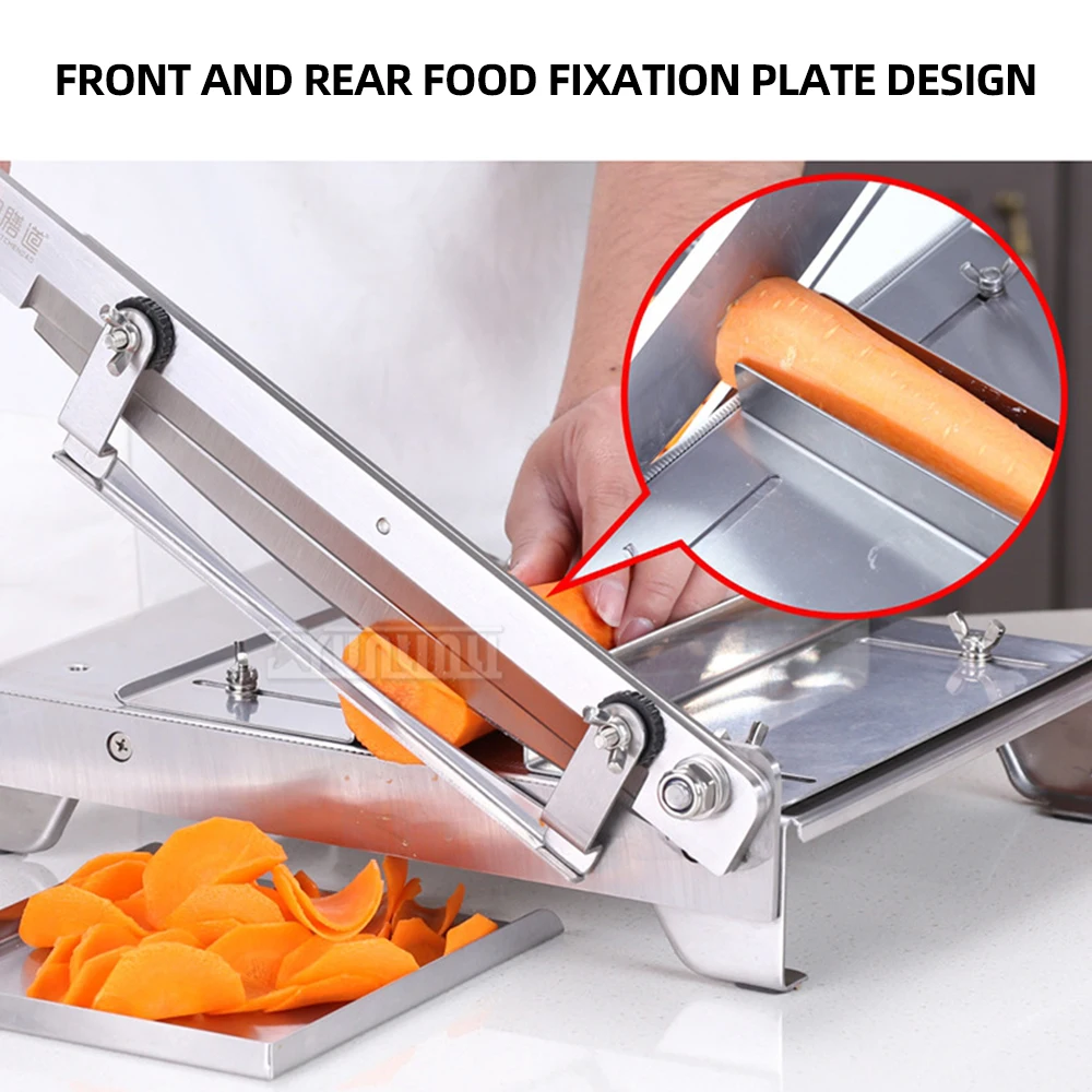 آلة قطع العظام المصنوعة من الفولاذ المقاوم للصدأ آلة تقطيع الأعشاب ذات الحواف المزدوجة Cucina Multifunzione