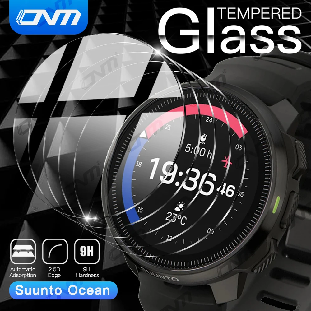 9H Premium Tempered Glass for Suunto Ocean Smart Watch Clear HD Screen Protector for Suunto Ocean Protective Film Accessories