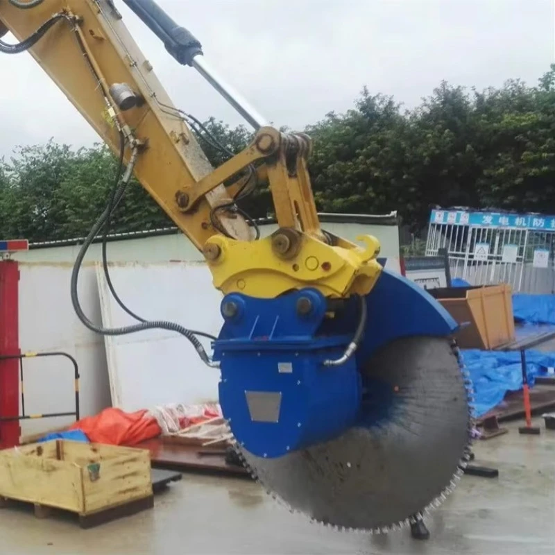 Hot Selling Circular Saw Cutting Hard Rock Sandstone Hydraulic Concrete Rock Saw For  Engineering Machinery