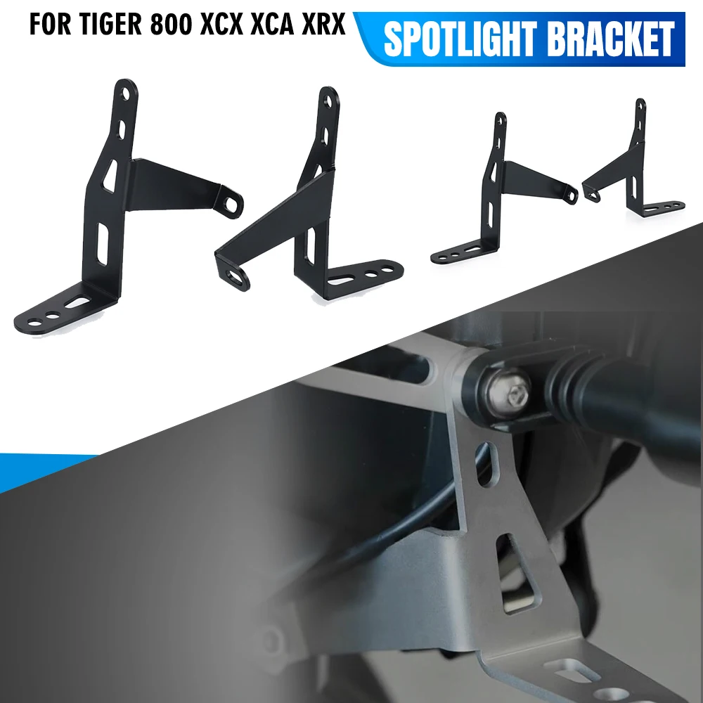 

2010-2024 2023 For Tiger 800 XCX XCA XRX Fog Lights Auxiliary Bracket Light Mounts Spotlight Bracket Spot Light Holder Tiger800