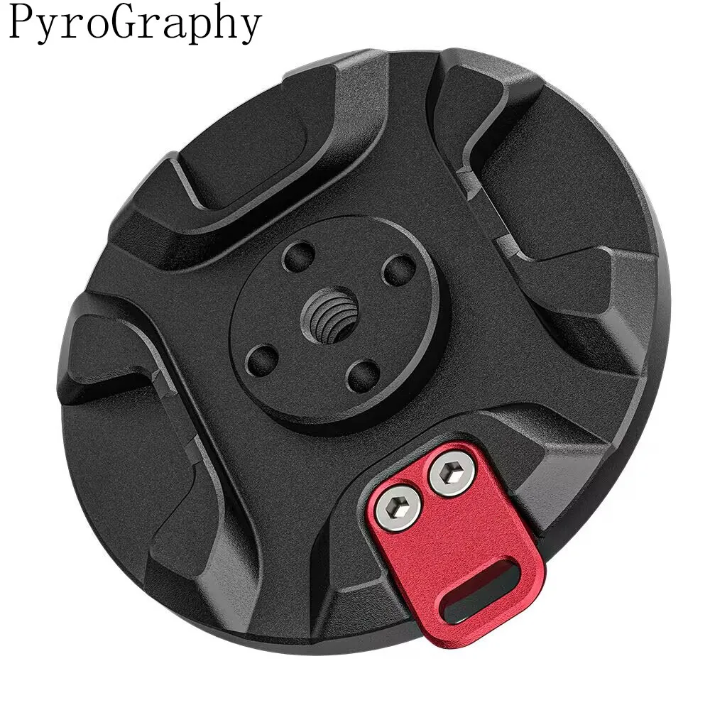 

PyroGraphy Magsafe Smartphone Magnetic Baseplate Magnetic Docking Station with 1/4" Arri Locating Hole Gopro Magnetic Interfaces