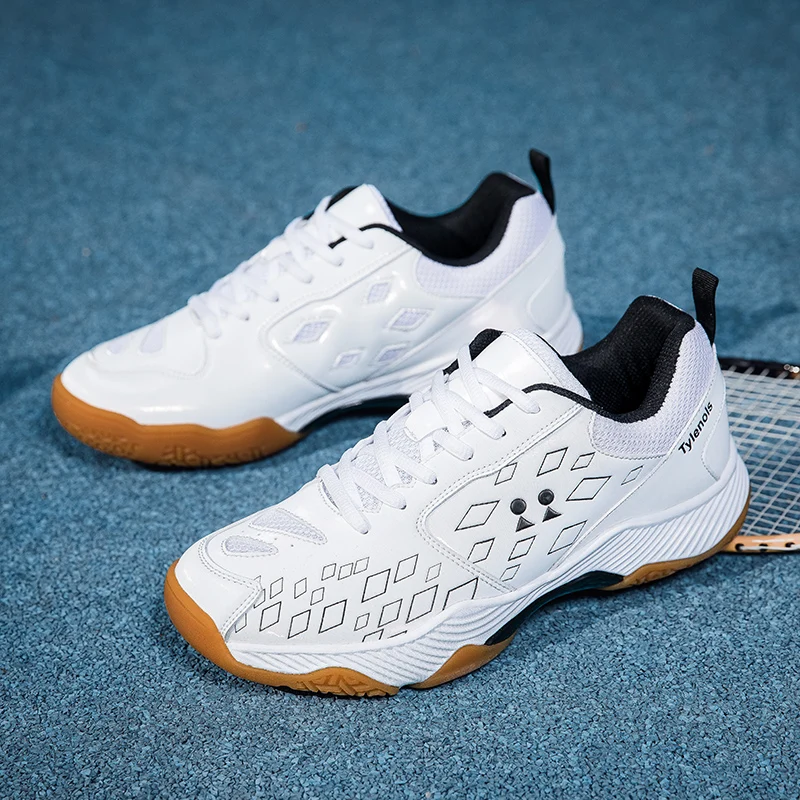 

New Cool Unisex Badminton Volleyball Sport Training Shoes Comfortable Couples Table Tennis Athletic Sneakers Tennis Shoes 202301