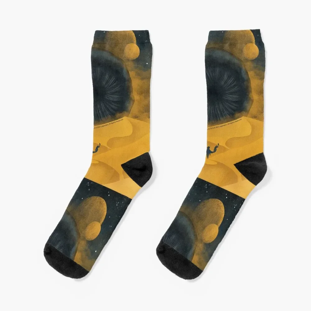 

The Great Shai-Hulud, Yellow Sand Socks hiphop crazy christmas gift Men's Socks Women's