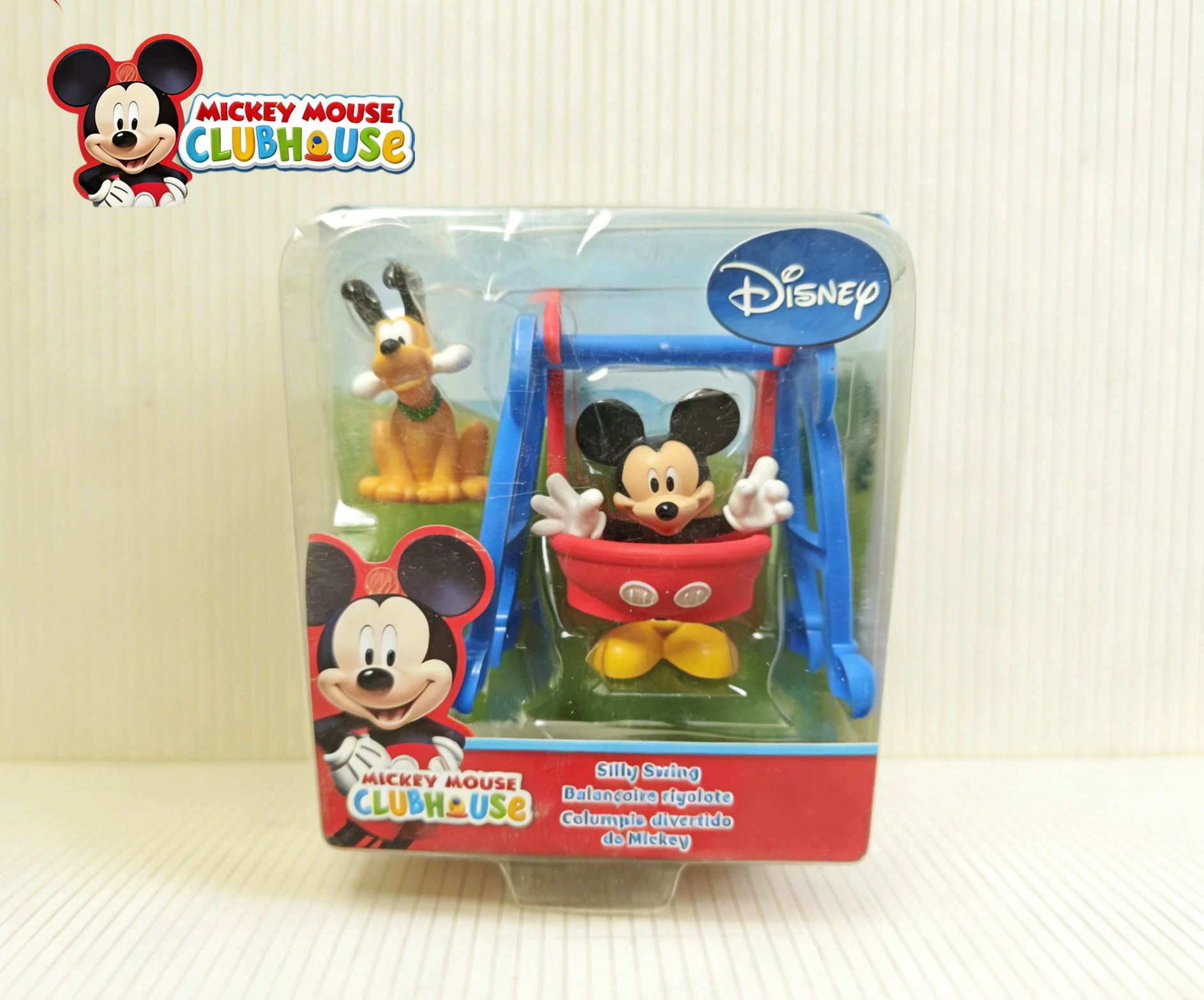 Figuras de acción de Mickey y Pluto de Disney, modelo de Pvc, adorno de muñeca, regalos de cumpleaños