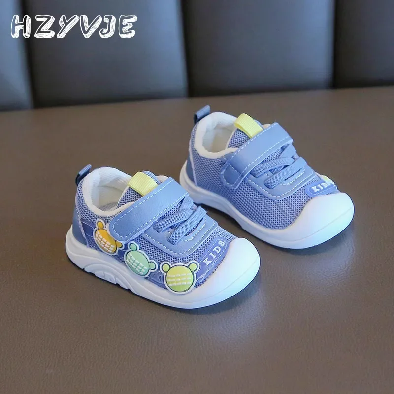 Spring and Autumn Baby Anti Slip Soft Sole Walking Shoes Opportunities Shoes Boy\'s and Girl\'s Mesh Upper Breathable Casual Shoes