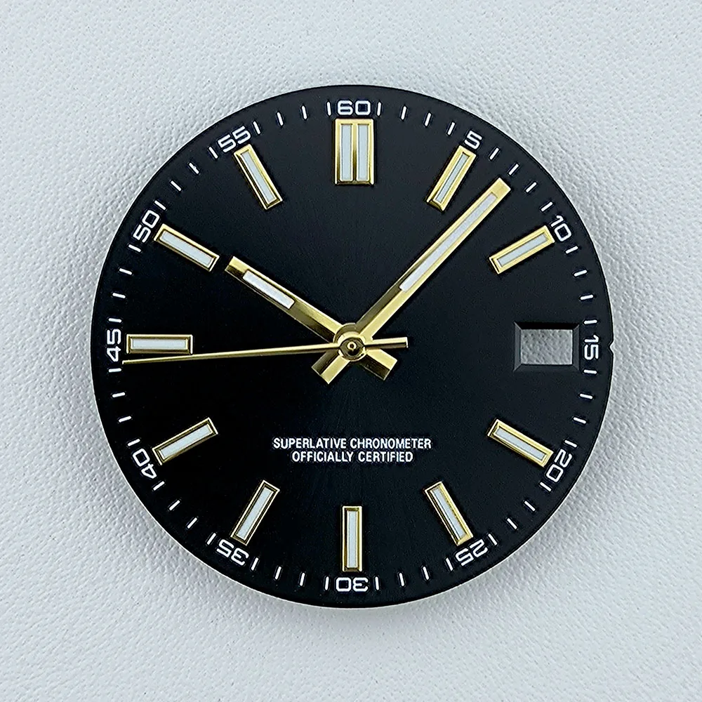 Циферблат NH35, циферблат для часов, индивидуальный логотип, без логотипа, синий светящийся циферблат 28,5 мм для N H35 N H36, аксессуары для часов с механизмом