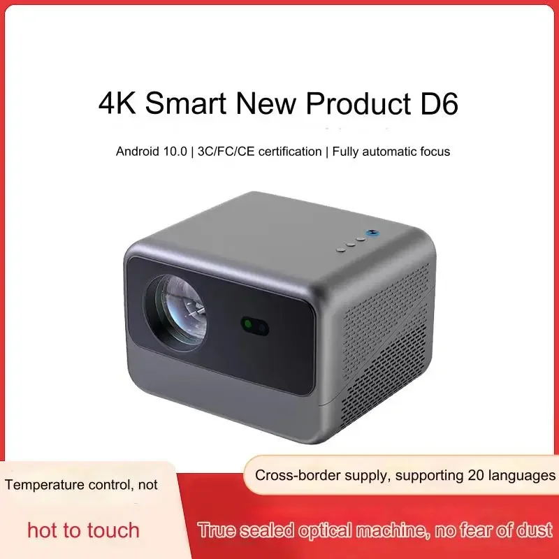 2024 New Mini DLP Android 11 OS Wifi 3D Projector Hot Selling Portable Projector 4K Mini Pocket Android Beamer