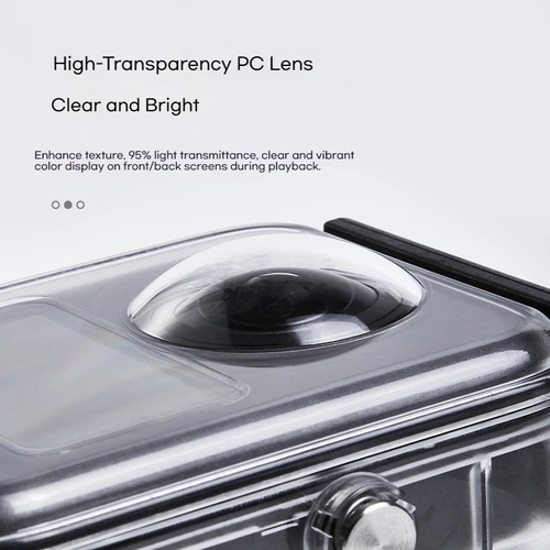 Imagen 2 del producto Funda de buceo de 45m para DJI Osmo 360, funda impermeable, carcasa protectora, cubierta de disparo impermeable para accesorios DJI Osmo 360