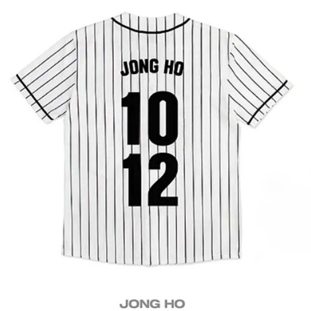 KPOP Jongho Mingi 2024 World Tour O-Neck T-Shirts San Yunho Men Women Fashion Casual Baseball Short Sleeves Fans Support Gifts