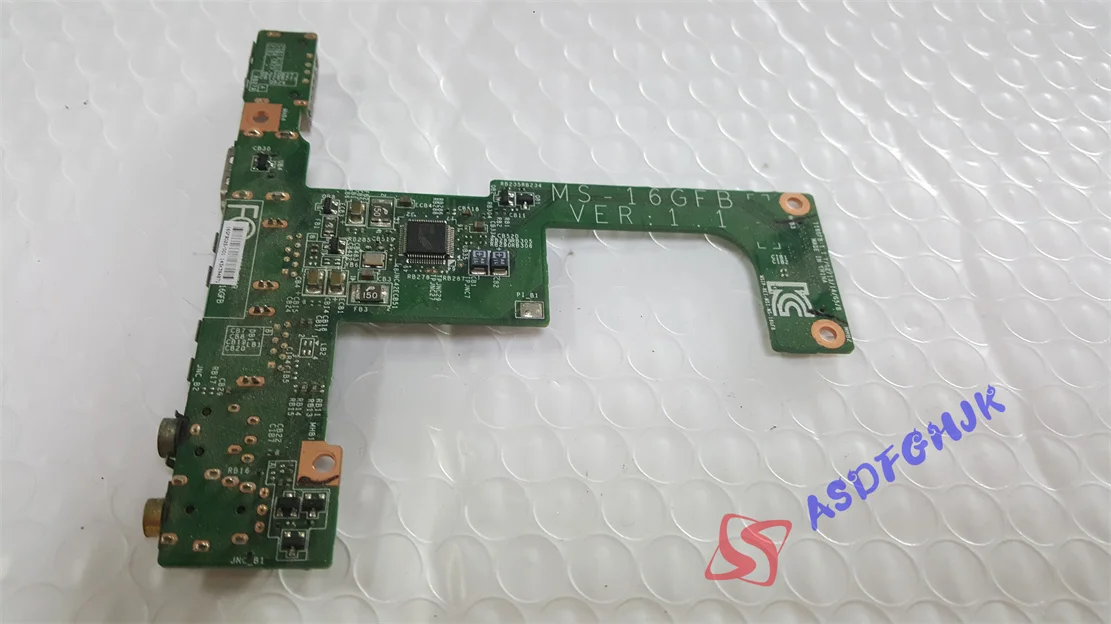 Used Genuine Ms-16GFB For MSI Ge60 Ms-16gf USB Audio Jack USB BOARD Works Perfectly Free Shipping