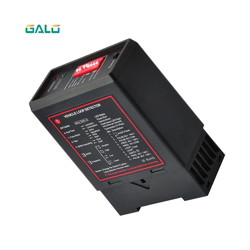 AC110V Vehicle Single Loop Detector For Toll Station/Barrier Boom Gate In Entrance Exit System For Traffic Control