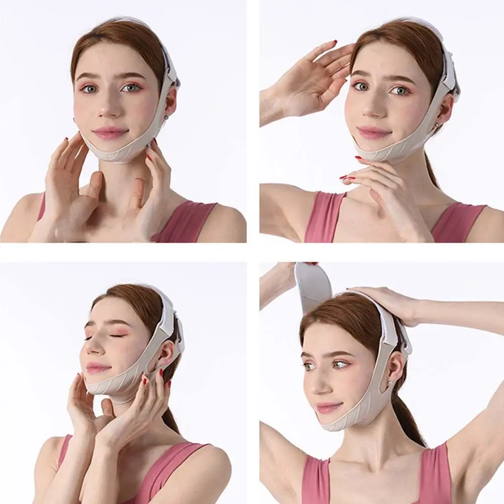 Beauty Skin Care เครื่องมือคอ Chin Lift UP Face Slimming BANDAGE Face Lift เครื่องนวดหน้ากระชับสัดส่วนสายรัดแก้มบางเข็มขัด