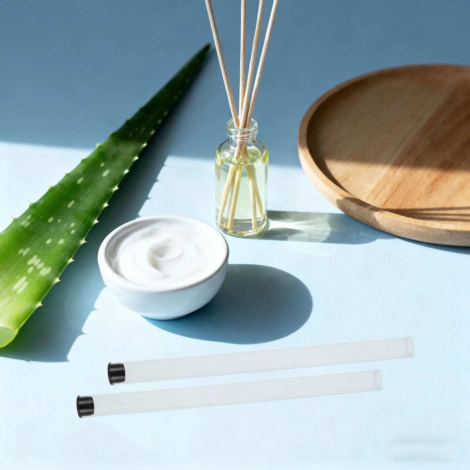 

12Pcs Clear Acrylic Incense Storage Tubes Small Empty Test Tubes with Caps Portable Round Storage Container for Stick Holders