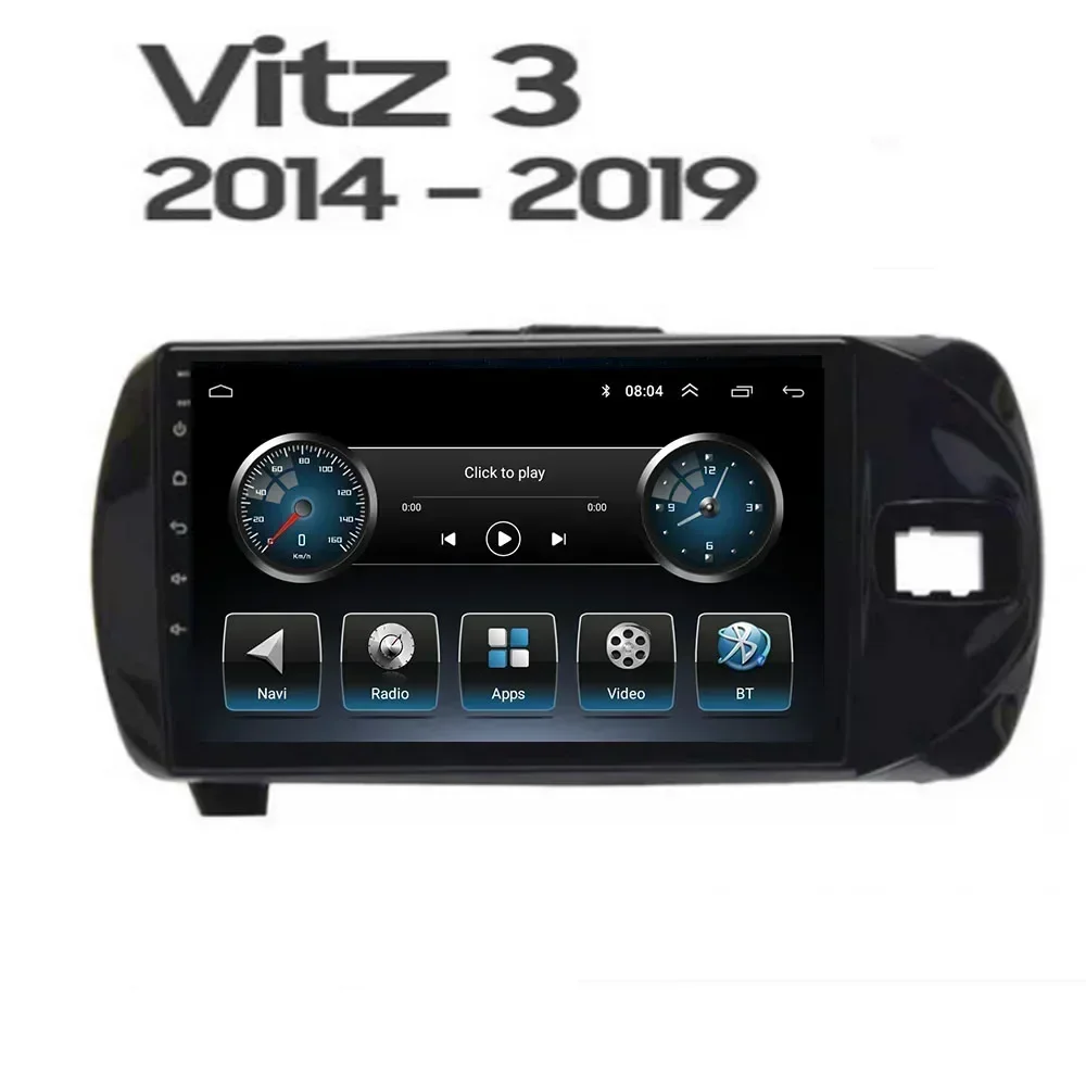 2 Din Android 13 Car Stereo Radio DVD GPS Multimedia Video Player 5G WiFi Camera DSP Carplay For Toyota Vitz 3 III XP130 2014-35