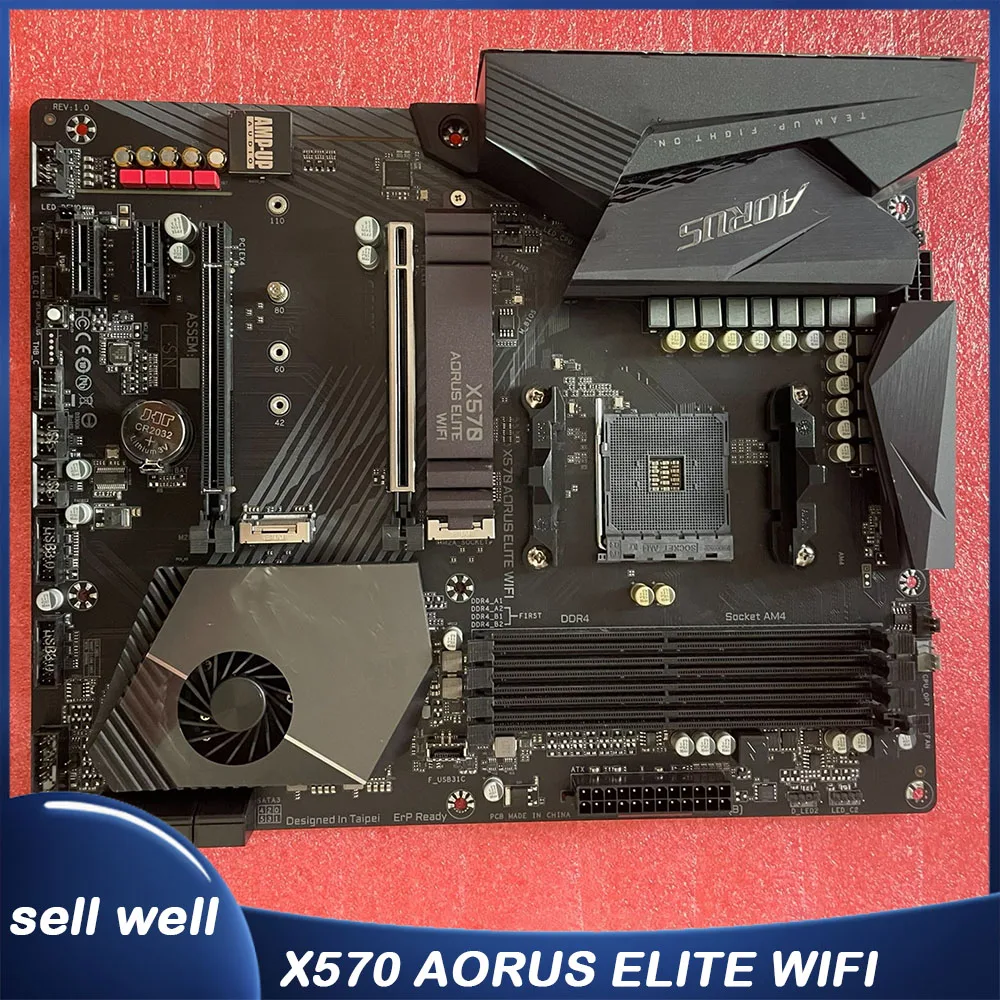 X570 AORUS ELITE WIFI For G-i-g-a-b-y-t-e motherboard AMD X570 PCIE4.0 M.2