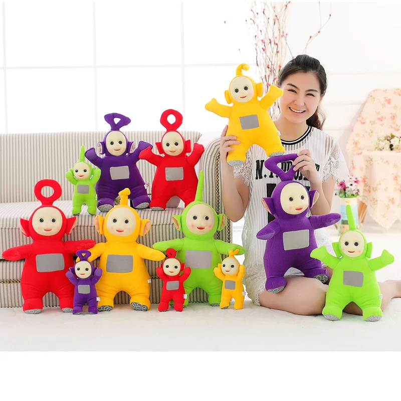 Kawaii Teletubbies Tinky Winky Laa-Laa Dipsy Po Plush Toys Teletubbies Stuffed Doll Kid Soothing Sleeping Doll Girl Gift