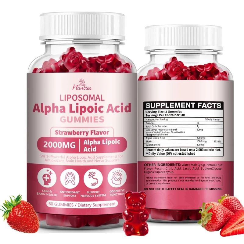 

Liposome Alpha Lipoic Acid Capsules, Containing L-carnitine, Panthenol (active Coenzyme Q10), and Vitamin E, 60 Capsules