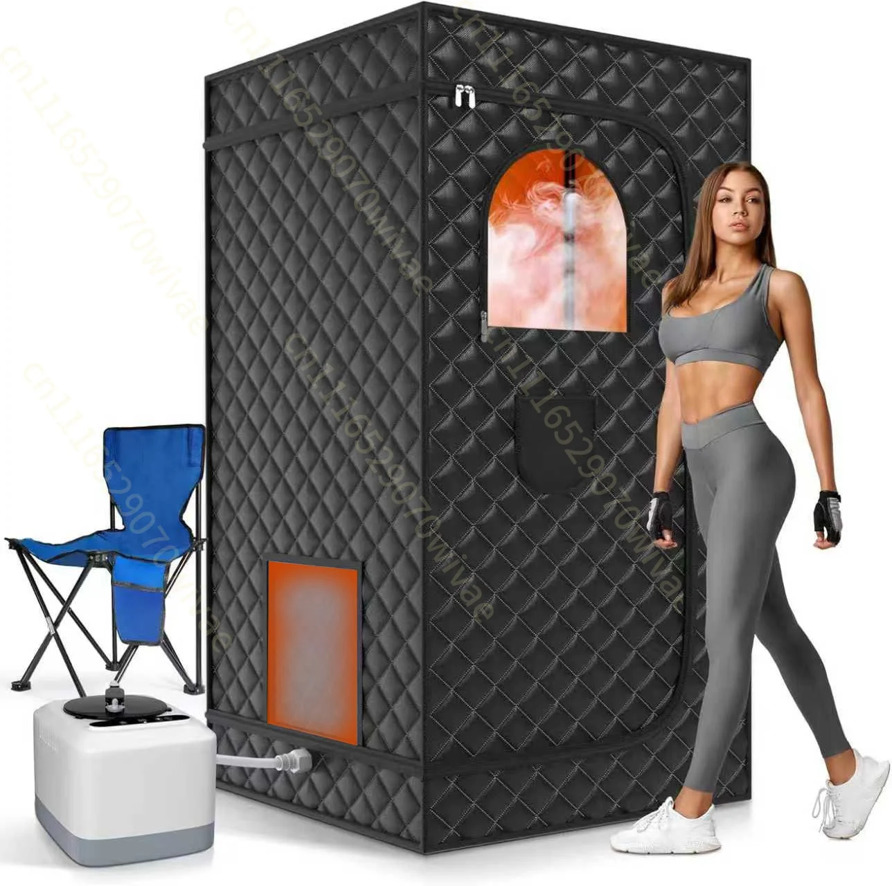 Amazon Steam Box Household Full Body Sauna Box Folding Portable Steam Room