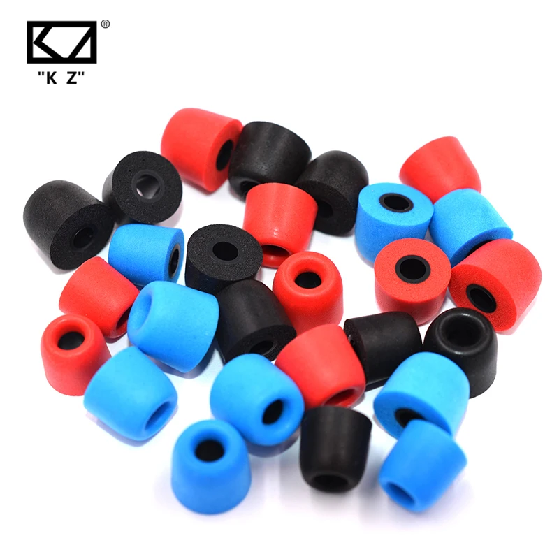 KZ CCA 1pair 2pcs 5mm Noise Isolating Memory Foam Ear Tips For In Ear Earphone Earbud Headset For ZSN Pro ZS10 Univers Accessori