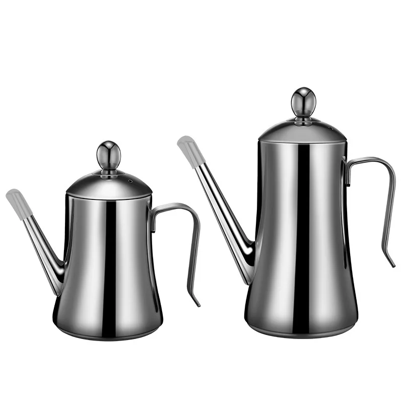 

Stainless steel oil pot household thickened kitchen supplies small waist material wine pot soy sauce pot