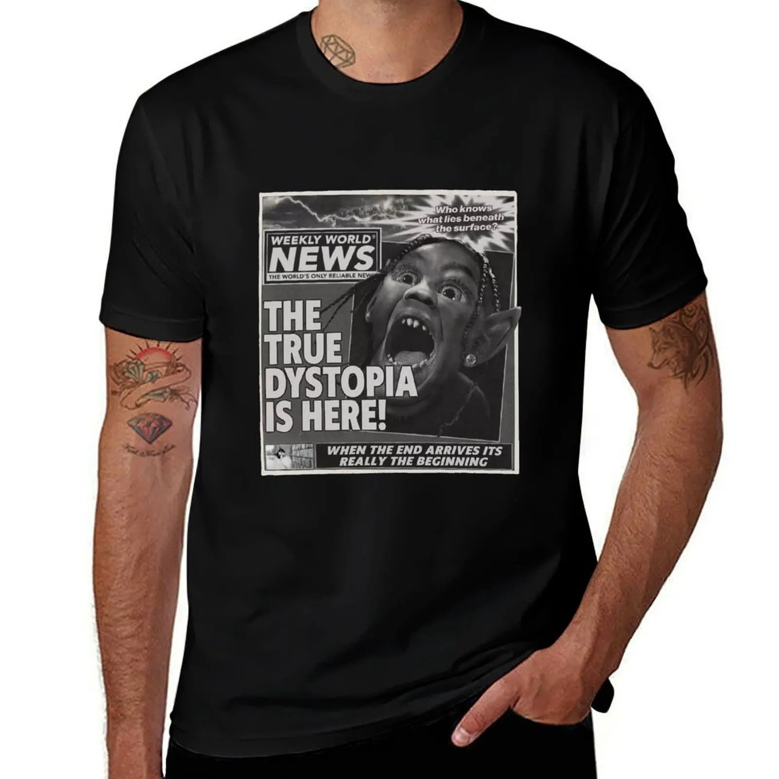Bat Boy Rapper Mashup - Support World Central Kitchen! T-Shirt Casual Lightweight Short Sleeve Top