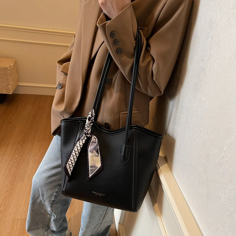 حقيبة يد واسعة للركاب لعام 2025، محفظة كتف بسيطة للنساء، حقيبة كروس كاجوال ليلاً ونهارًا، حقيبة حبال متعددة الاستخدامات #2