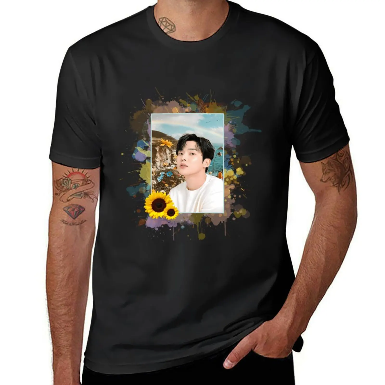 Fanart Rowoon T-Shirt cute tops anime funny t shirts for men