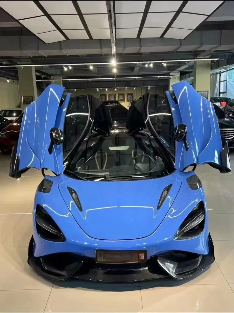 New Carbon Fiber Body Kit for  720S 765LT Style Includes Front Rear Bumpers Side Skirts Engine Hood Spoiler with Clips