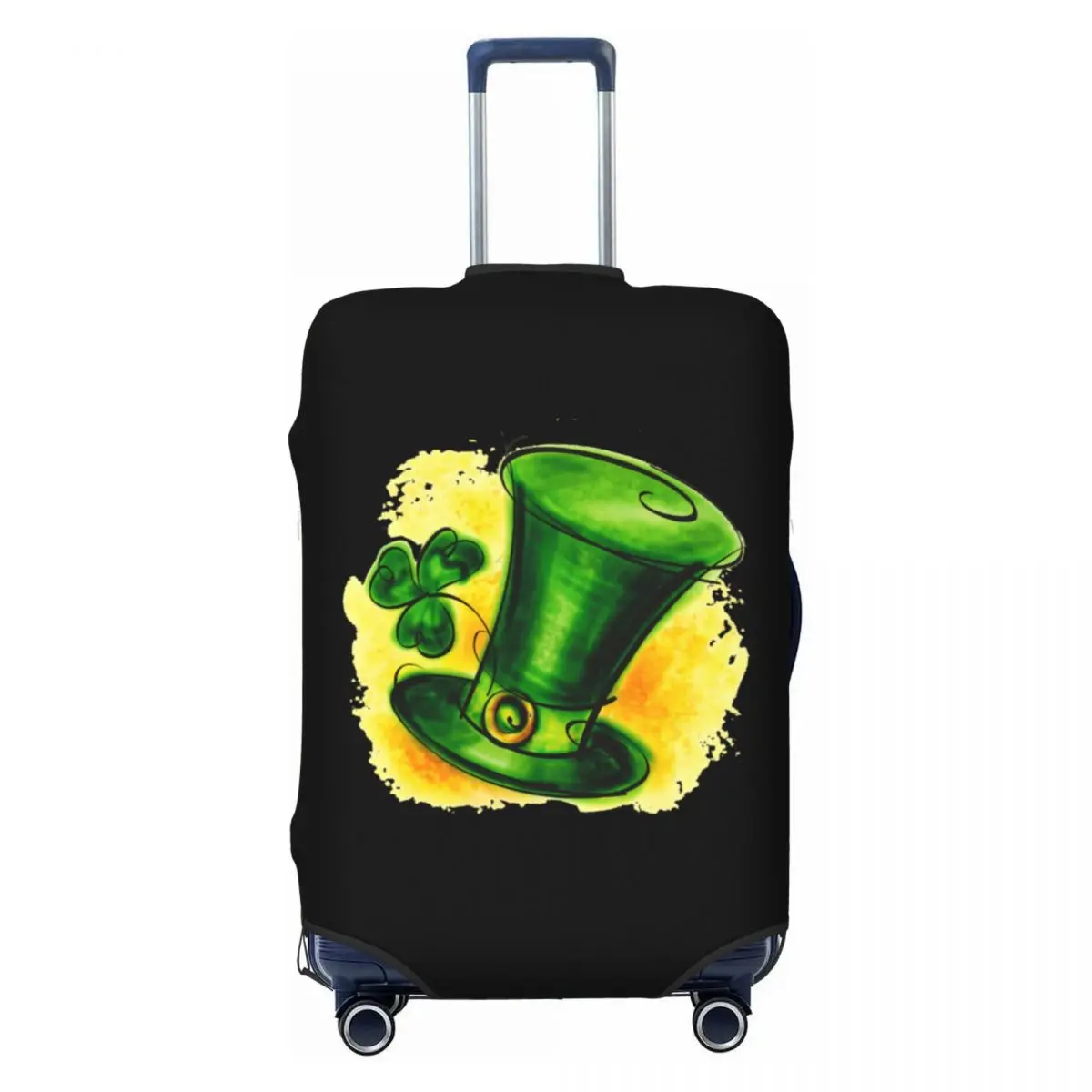 

Custom St. Patrick's Day Luggage Cover Protector Funny Travel Suitcase Covers for 18-32 Inch