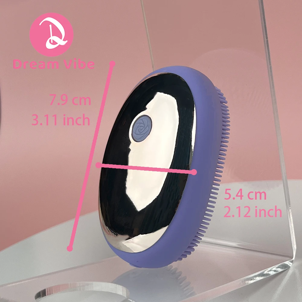 فرشاة تنظيف الوجه الكهربائية لعبة جنسية للمساج هزاز للنساء 10 اهتزازات تحفيز عميق جهاز العناية بالبشرة الحميمة للفتيات