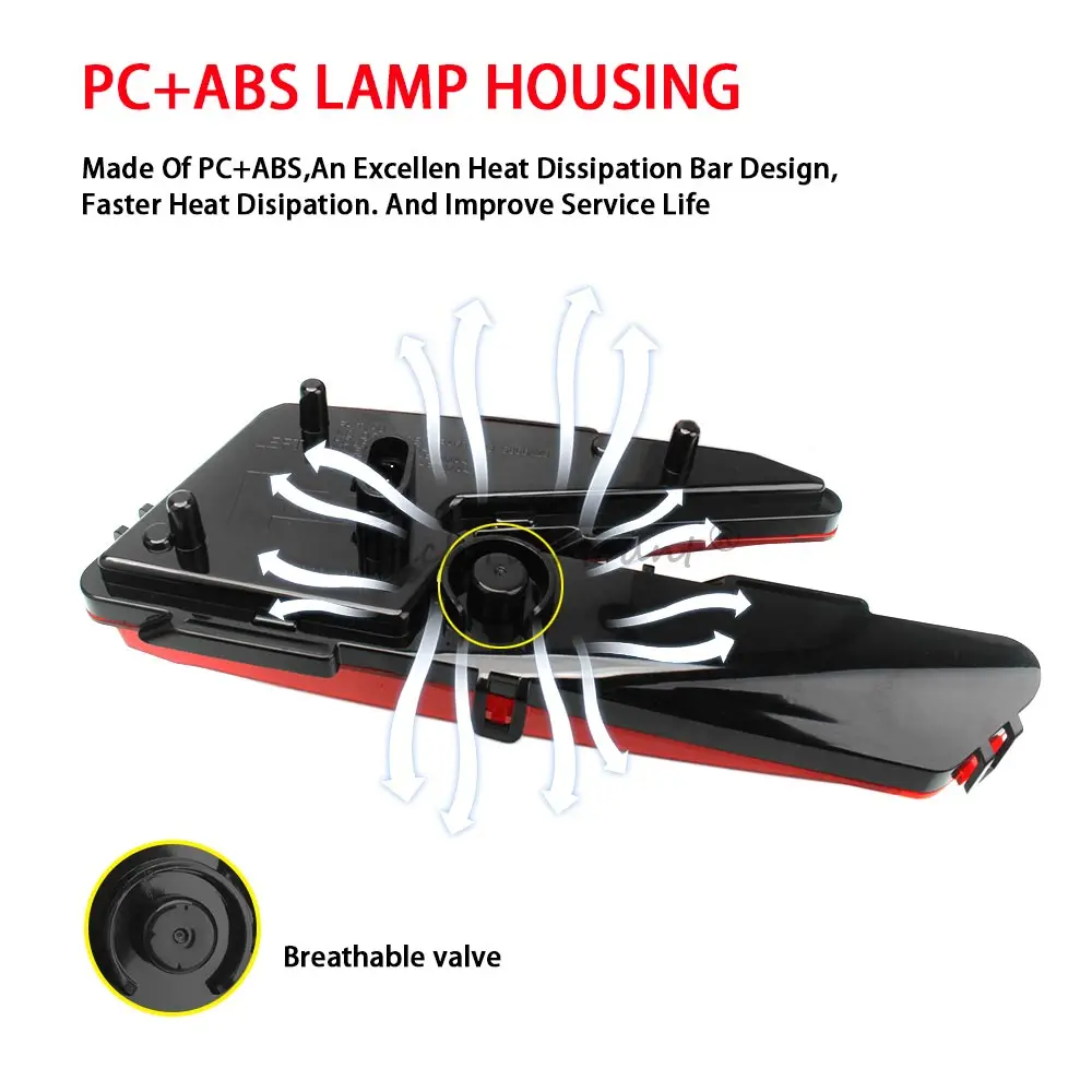 UTV LED Tail Light Assembly For Can-Am Maverick X3 Max R XRS XDS Turbo DPS 2017-2026 Rear Tail Brake Stop Lamp Accessories - view 5
