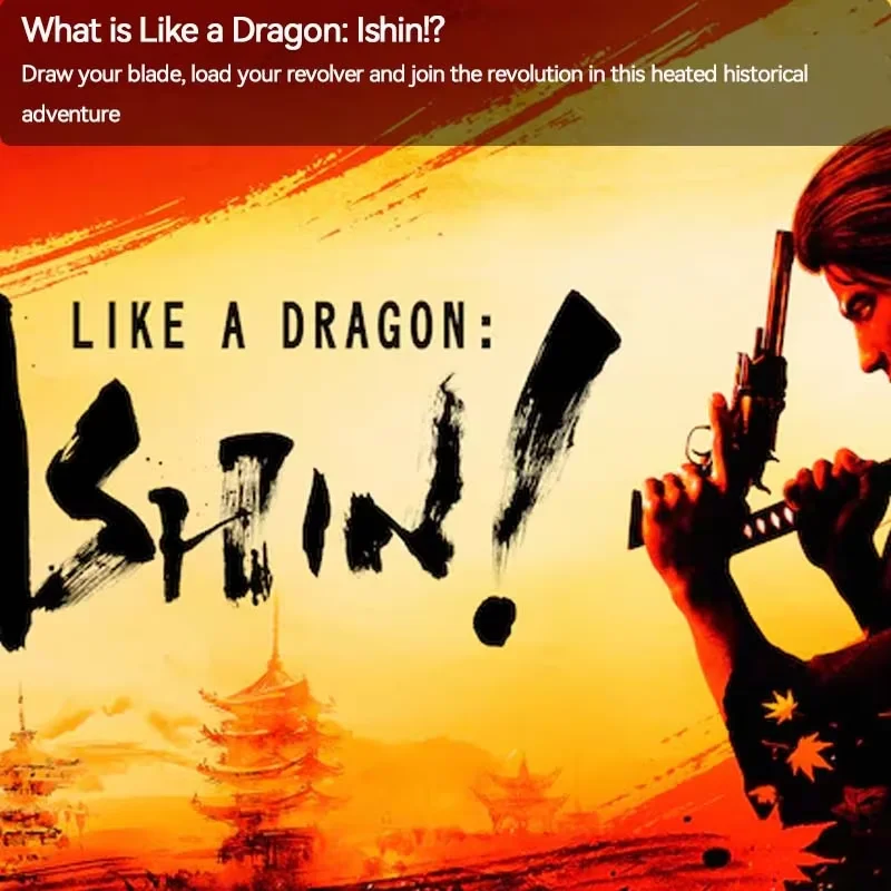 Sony PlayStation 5 Like a Dragon: Ishin! PS5 Game Deals Physical Original for Platform PlayStation5 PS5 CD-version Game Console