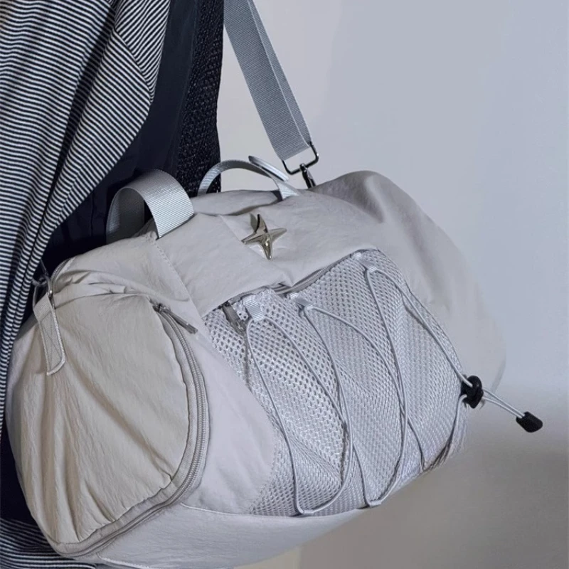 

Vintage Y2k Aesthetic Simple Gym Bags Women Casual Shoulder Underarm Bag Grunge All Match Trendy Handbags Crossbody Streetwear