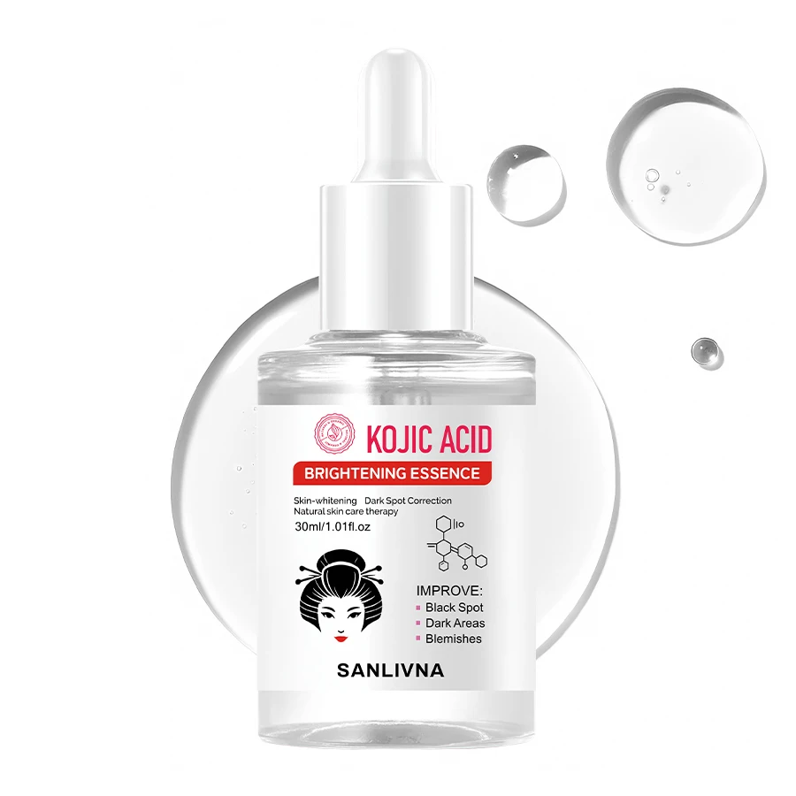 

30 мл сыворотка с койевой кислотой для осветления тона кожи, увлажнения, уменьшения тонких линий, адресных различных процедур кожи