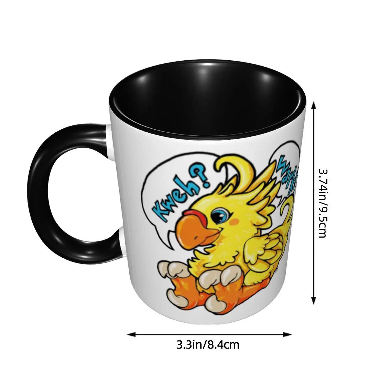 Custom Chocobo Final Fantasy Mug DIY Video Game Ceramic Tea Milk Coffee Cup