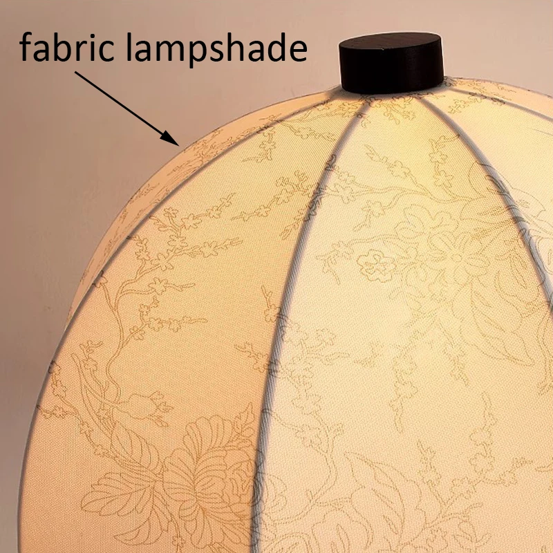 الكلاسيكية النمط الصيني السرير مصباح أرضي غرفة المعيشة ديكور غرفة نوم مصباح لتهيئة الجو تويا واي فاي بلوتوث ضوء ذكي #5