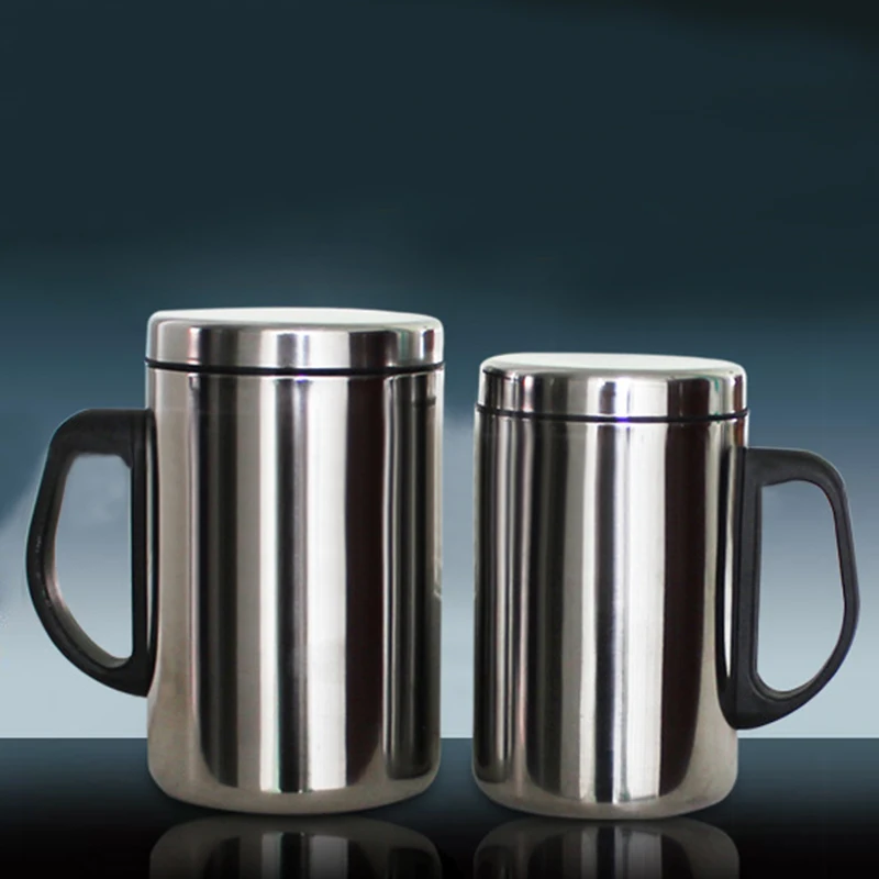350ml 500ml Stainless Steel Travel Mug Insulated Cup Coffee Cup Tea Cup Double Layer Business Portable Cup