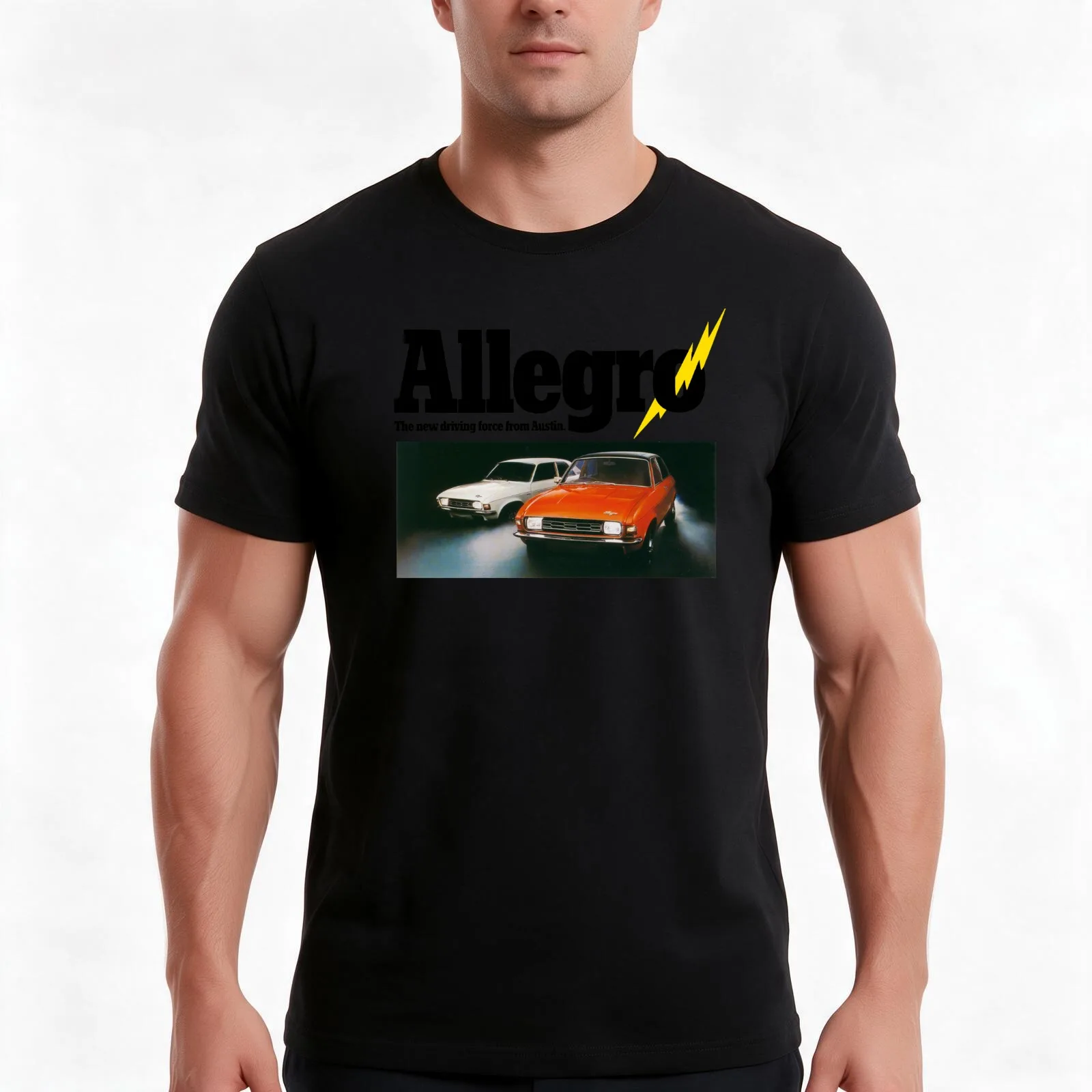 AUSTIN ALLEGRO T-Shirt Summer Casual Cotton Tee Oversized Streetwear Tops Vintage Graphic Print Loose Fit Short Sleeve