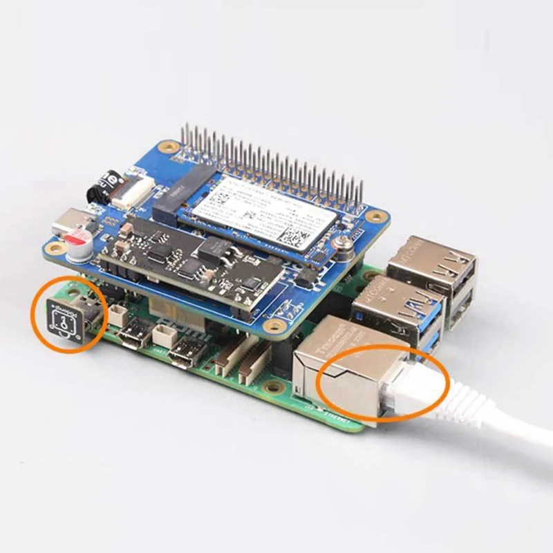 لـ Raspberry Pi 5 PD Dongle USB-C تنشيط الزناد لمنفذ UPS/POE GPIO Power Non-PD-Power System Error Warning