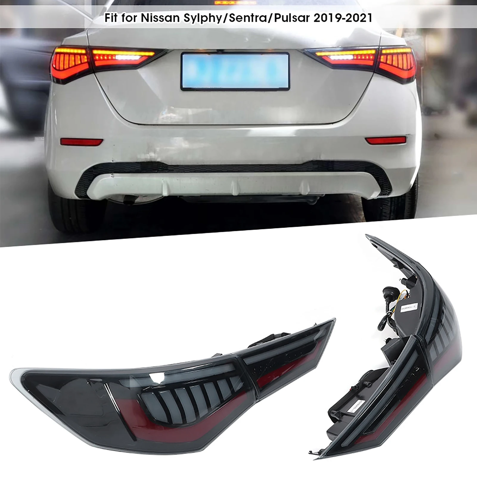 

1 пара, задняя лампа для Nissan Sylphy/Sentra/Pulsar 2019 2020 2021