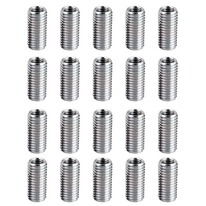 20 Pcs Screw Sleeve Bolt Conversion Nuts Threaded Reducers Adapters M8 Male To M6 Female Thread