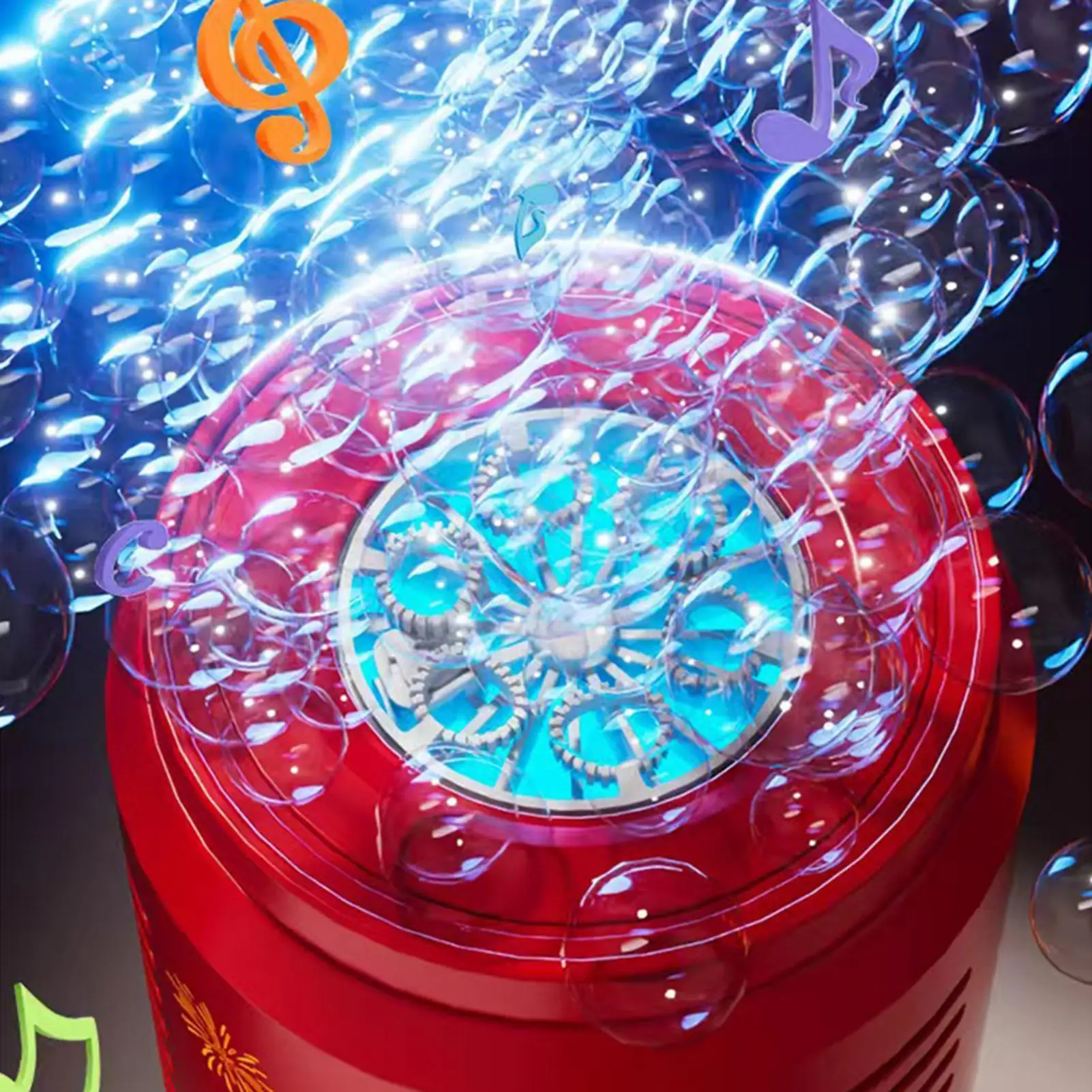 آلة فقاعات احتفالية أوتوماتيكية متعددة الأوضاع آمنة قابلة للتعديل لعبة فقاعات خارجية للأطفال عطلة داخلية وخارجية