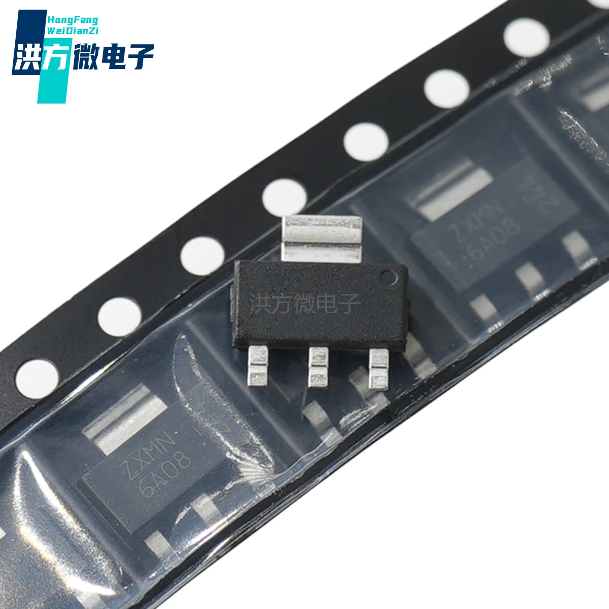 10PCS original ZXMN6A08 MOSFET 2W 60V 3.8A 1 N-channel SOT-223-3 ZXMN6A08GTA ZXMN 6A08 N-CH 5.3A 80mΩ@10V,4.8A 1V 5.8nC@10V 24.1