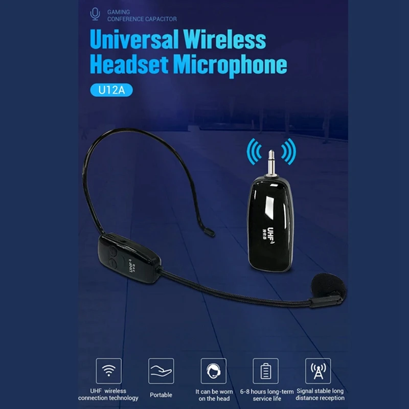 Wireless Headset Microphone For Voice Amplifiers Wireless Microphone Headset Wireless Microphone Headset For Teaching