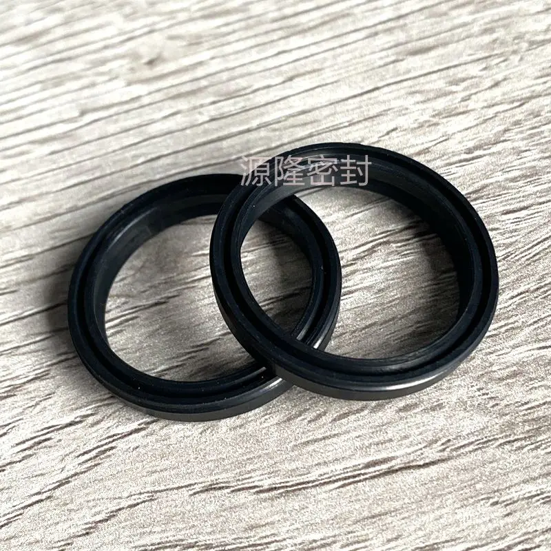 1Pcs SDA/ACQ series thin cylinder piston rod dust sealing ring 6/8/10 12 16 20 25 32 40 black rubber