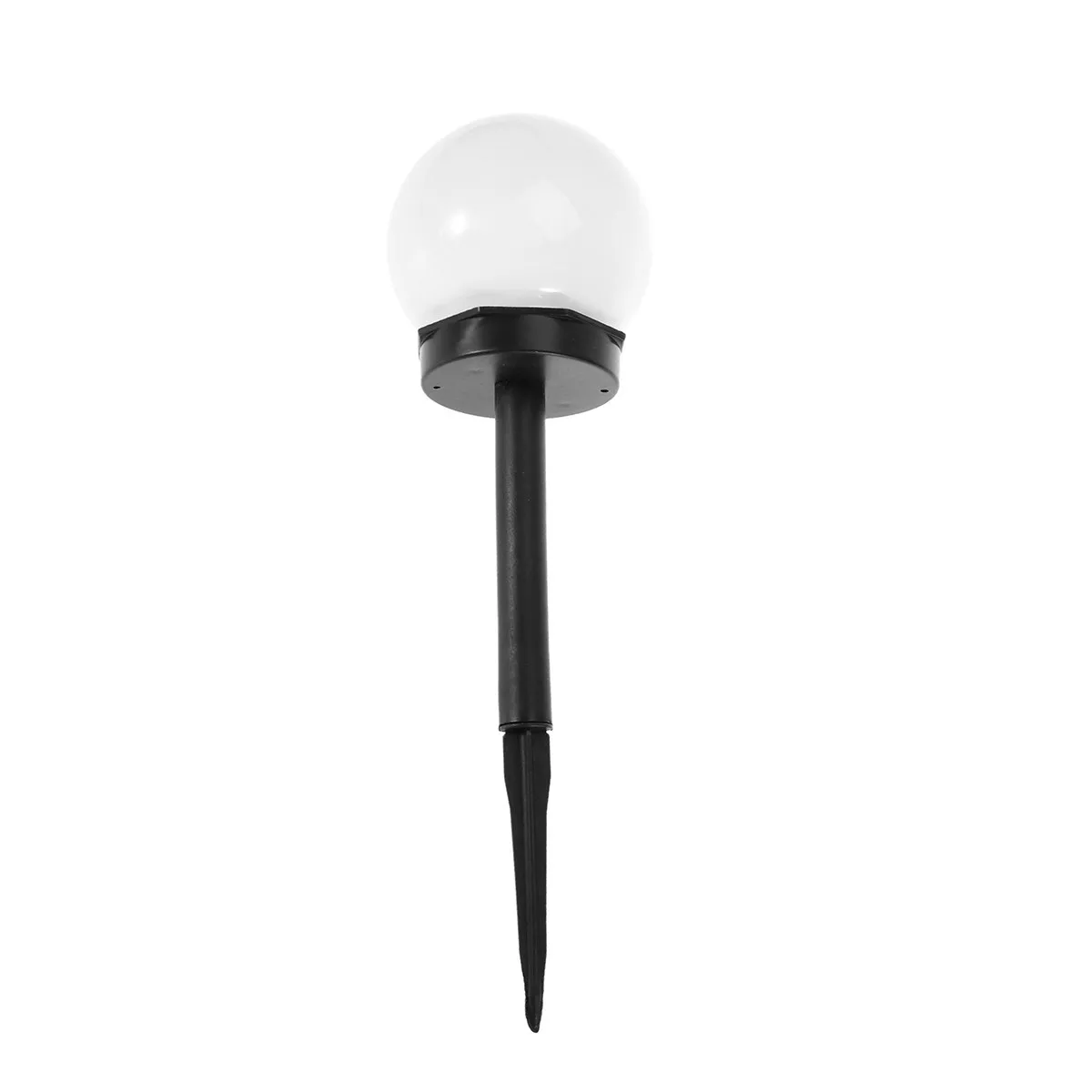 

Solar Round Grass Light Outdoor Lawn Lamp Waterproof Plastic Full Solar Powered Garden Light Ground Plug Landscape Lighting