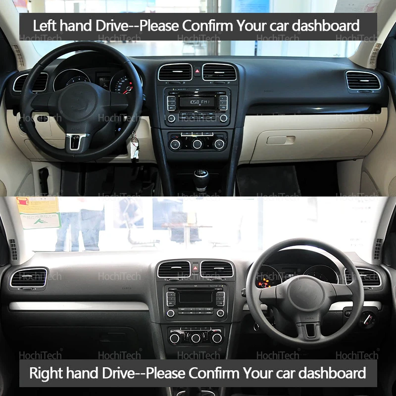 Für Volkswagen VW Golf 6 MK6 Jetta SportWagen Vento Variante 5K 2009 ~ 2013 Dash Abdeckungen Dashboard Abdeckung Dash Board Matte Teppich Pad – Detail 6