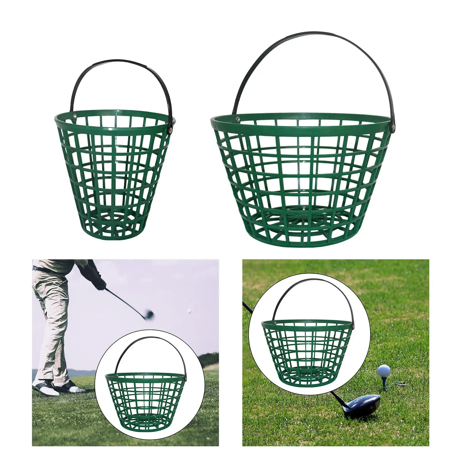 

Golf Range Bucket Carrier Outdoor Sports Stadium Gear Golf Ball Basket