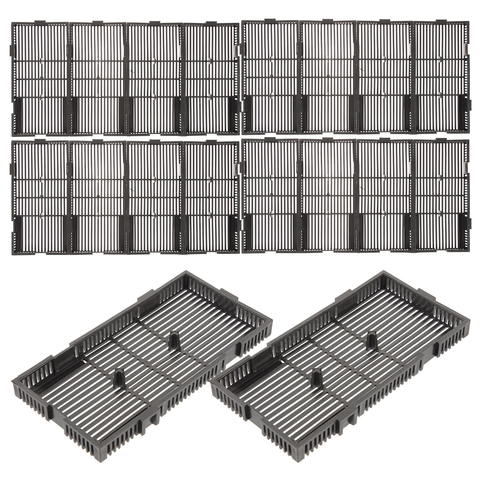 

20 Pcs Fish Segregation Board Bottom Filter Plate Tank for Aquarium Sand Gravel Strainer