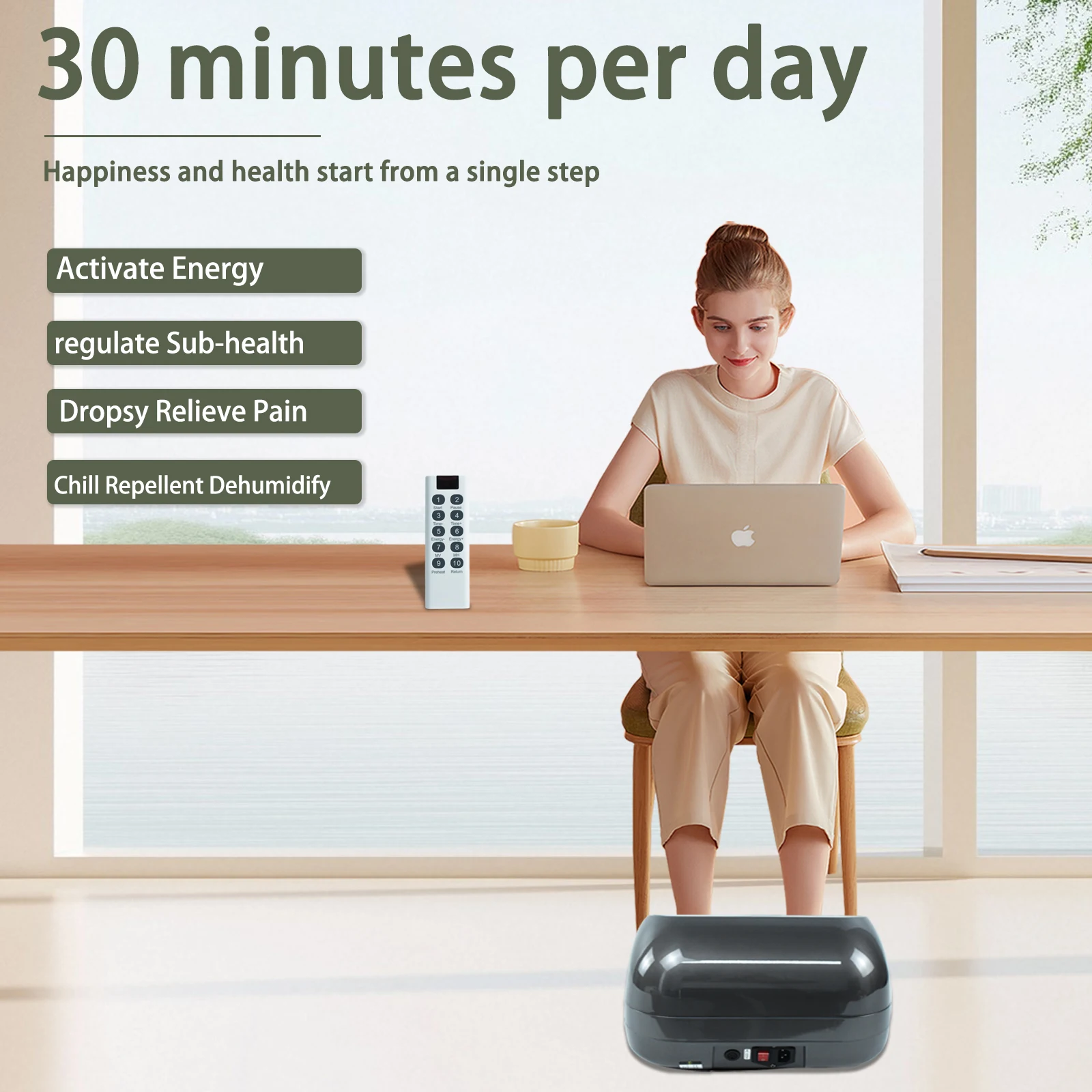 Terahertz Fußmassagegerät Neue Quantum Terahertz-Therapie Biologische Energie Elektromagnetisches Schmerzlinderungsgerät Iteracare-Gerät THZ